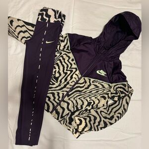 Nike Girls 2pc set- Plum- girls size Medium